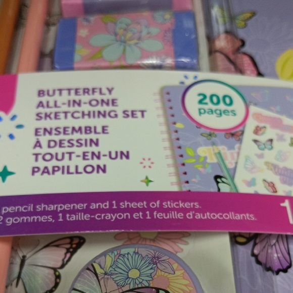 3C4G Butterfly Sketching Set - Pastel Colors - Picture 2 of 5